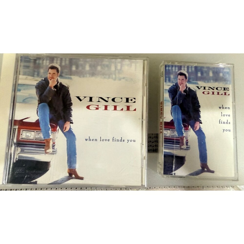 Vince Gill "When Love Finds You" CD & Cassette Set